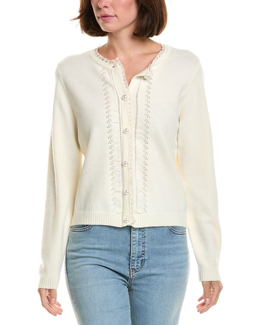 Nanette Lepore Nanette  Cardigan In White