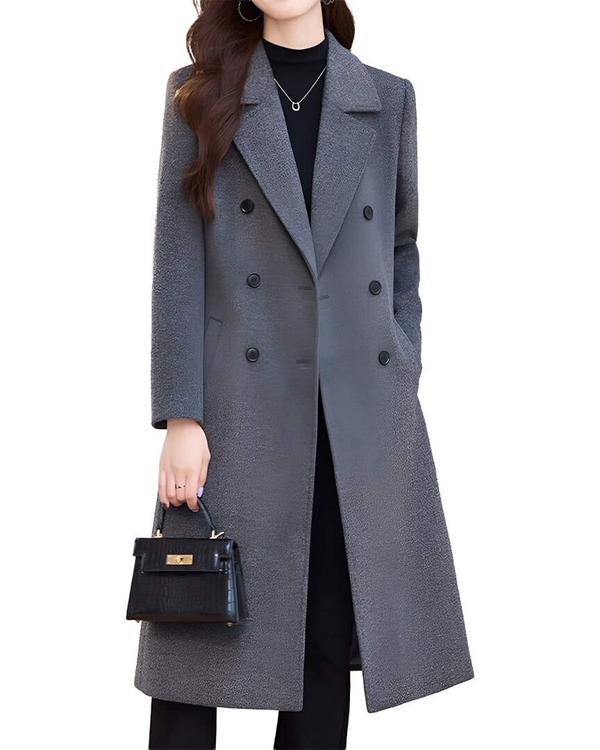 Vera Dolini Coat In Blue