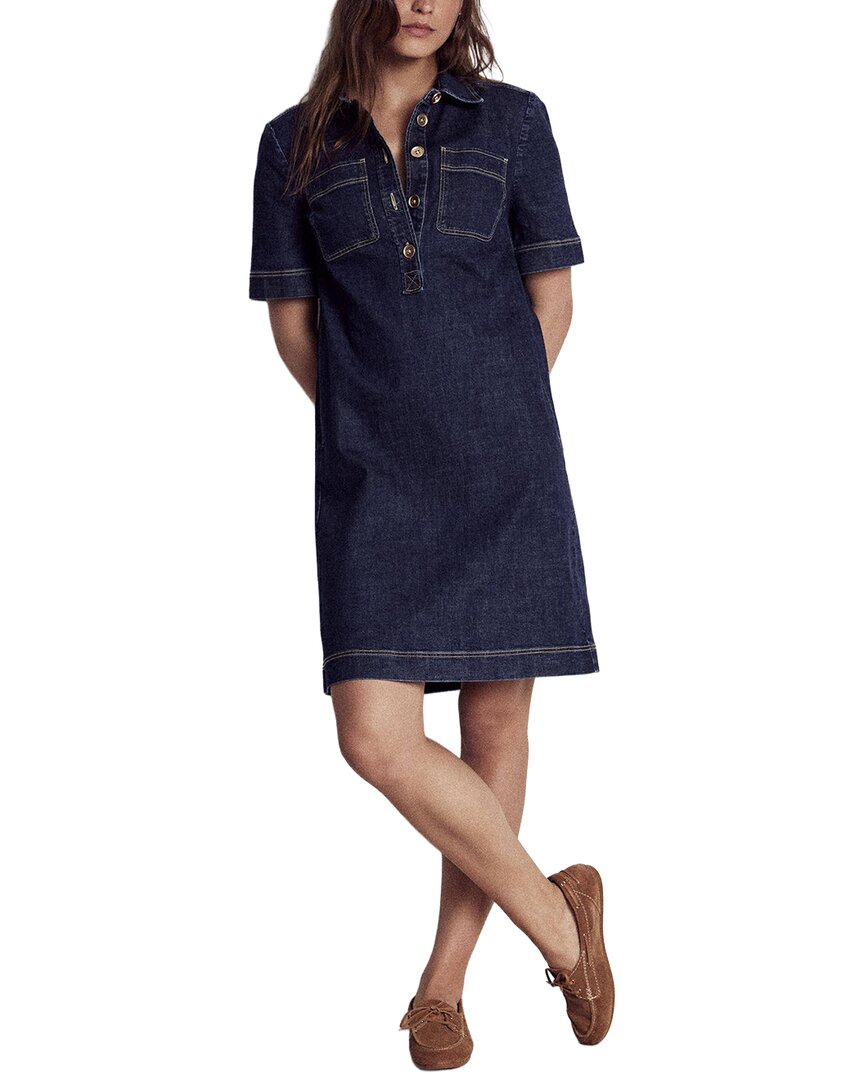 Boden Petite Zia Pocket Shift Dress In Black