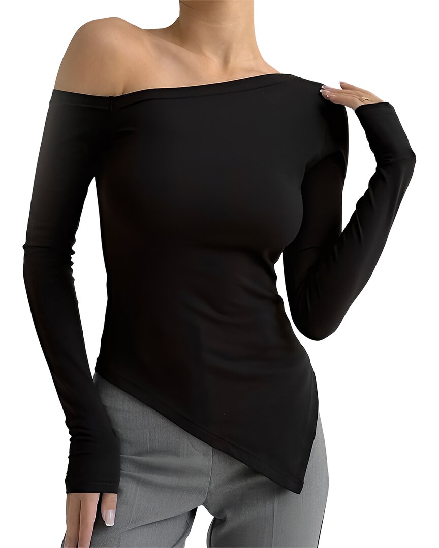 Vera Dolini Blouse In Black