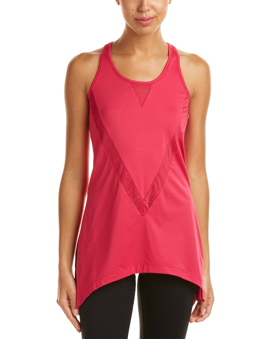 Shop Nanette Lepore Solid Workout Tank In Pink