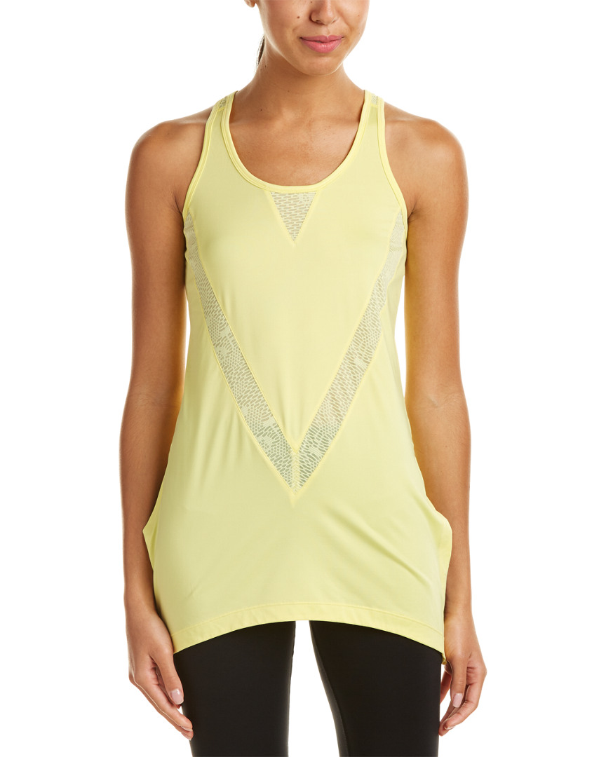 Nanette Lepore Solid Workout Tank In Yellow