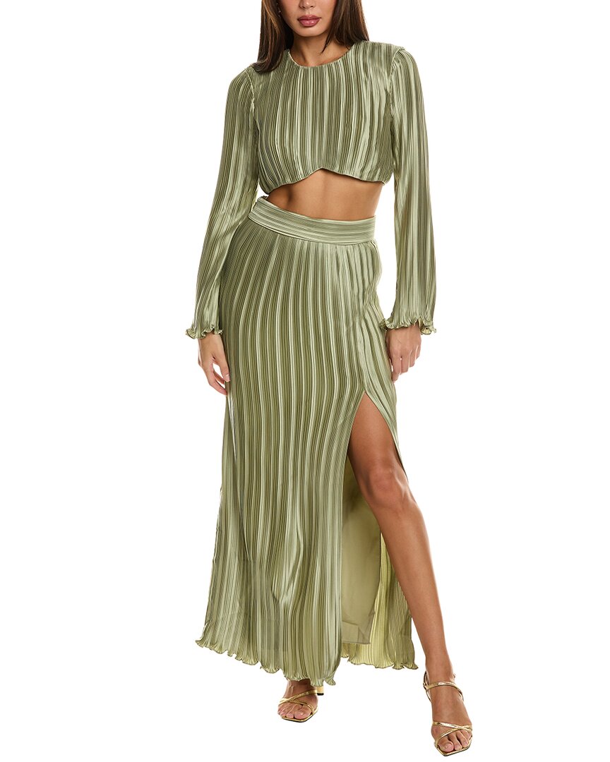 Aiifos Salma Skirt In Green