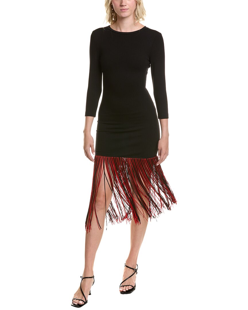 Carla Ruiz Midi Dress In Red