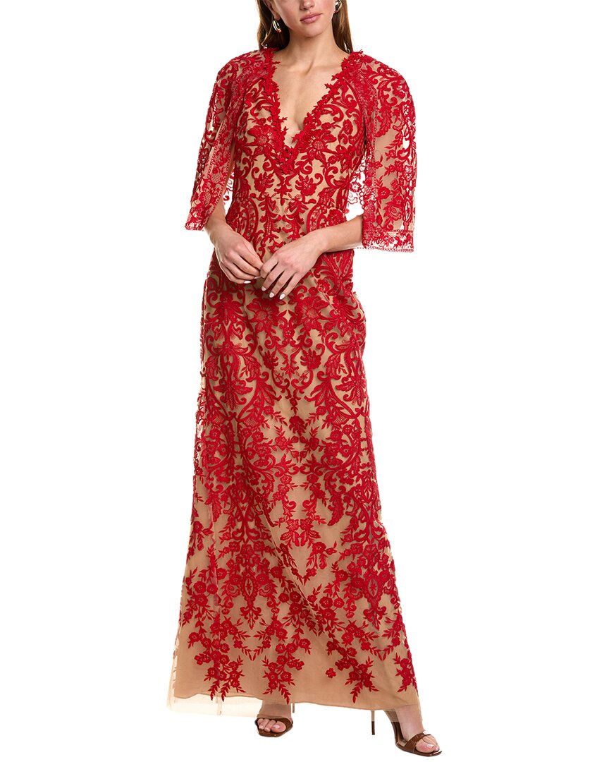MARCHESA NOTTE MARCHESA NOTTE SOHO EMBROIDERED GOWN