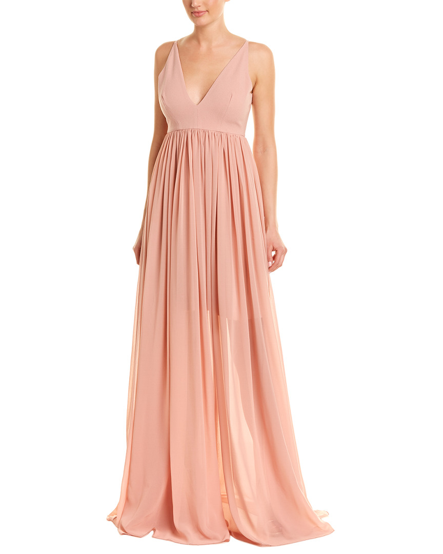 Dress The Population Chloe Maxi Dress Women's Pink M | eBay