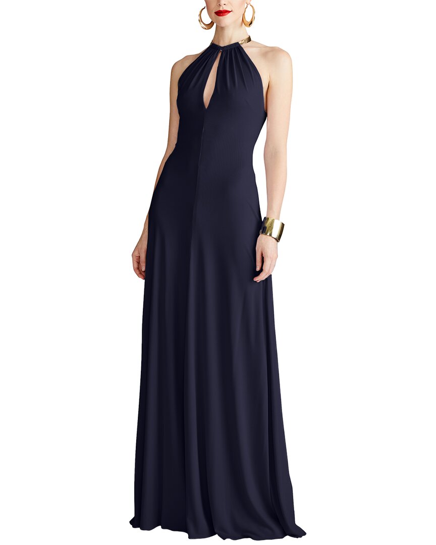 Halston Oriana Gown In Multi