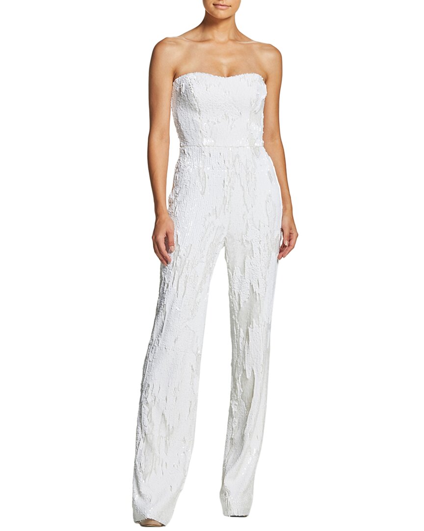 Dress The Population Andy Jumpsuit In White