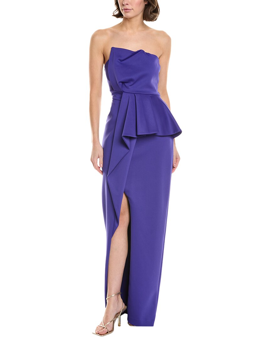 Black Halo Jonas Gown In Purple