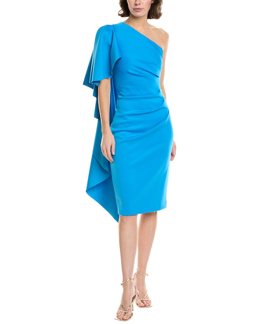 Black Halo Odella Cocktail Sheath Dress In Blue