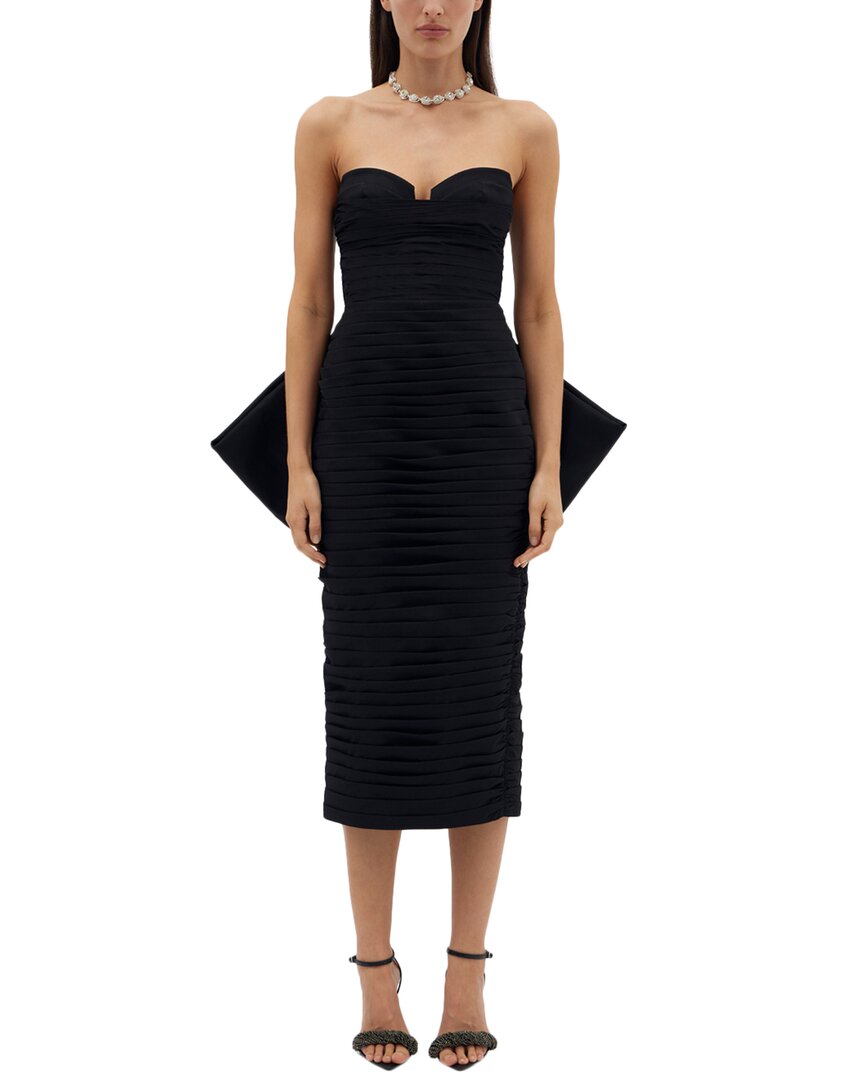 Rachel Gilbert Marji Midi Dress In Black
