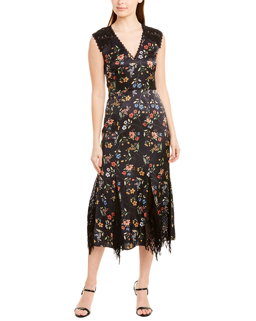 Image of ML Monique Lhuillier Midi Dress