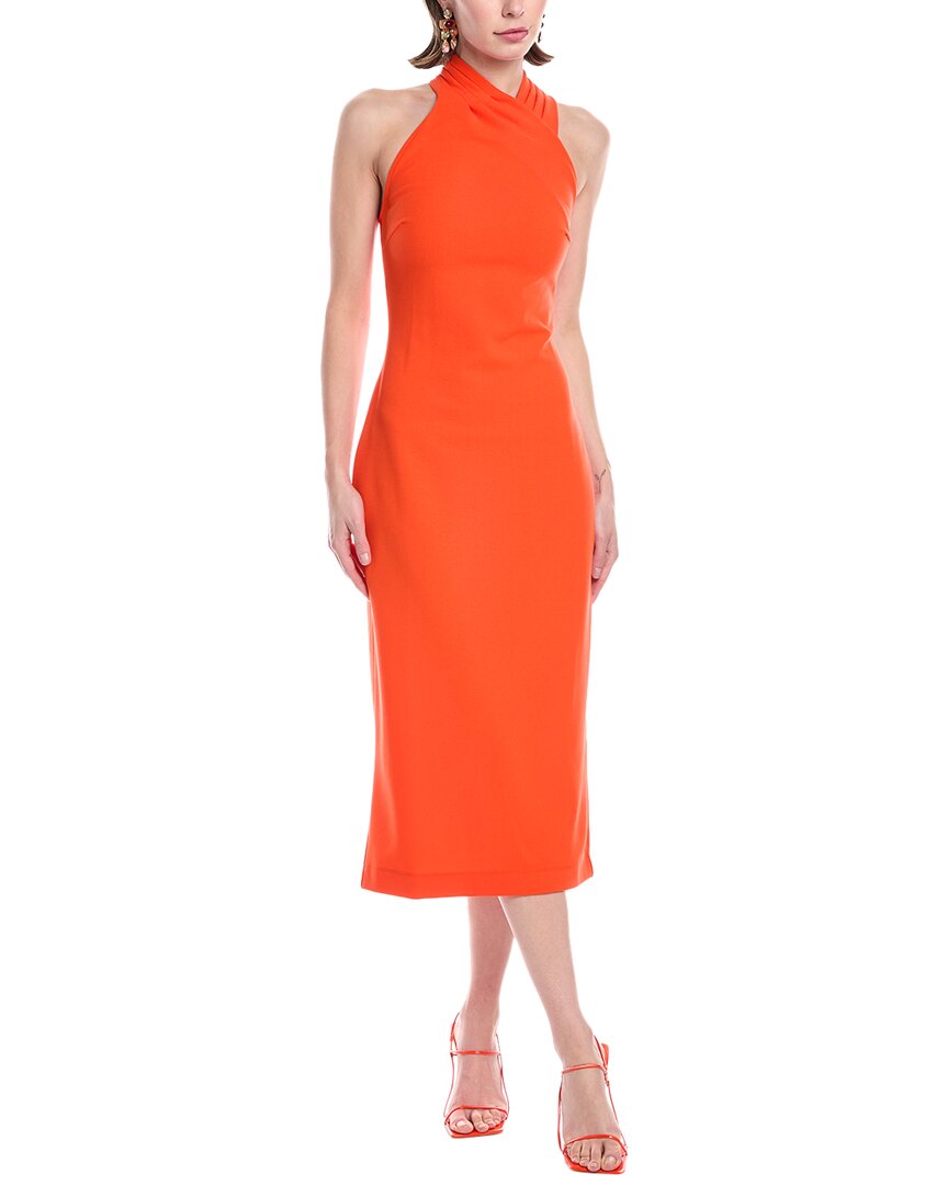 Rachel Rachel Roy Halter Sheath Dress In Tango Red
