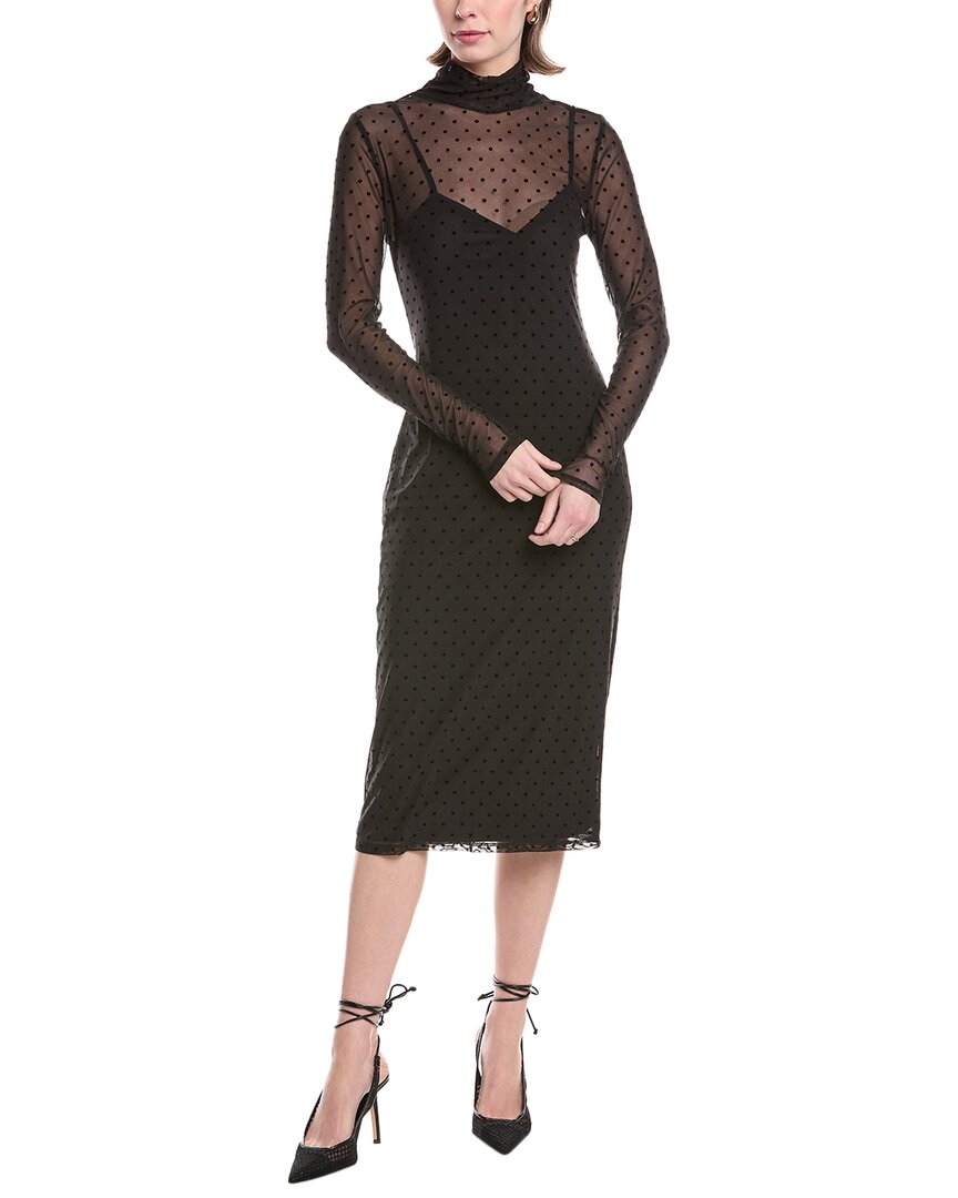 Rachel Rachel Roy Lydie Midi Dress In Black