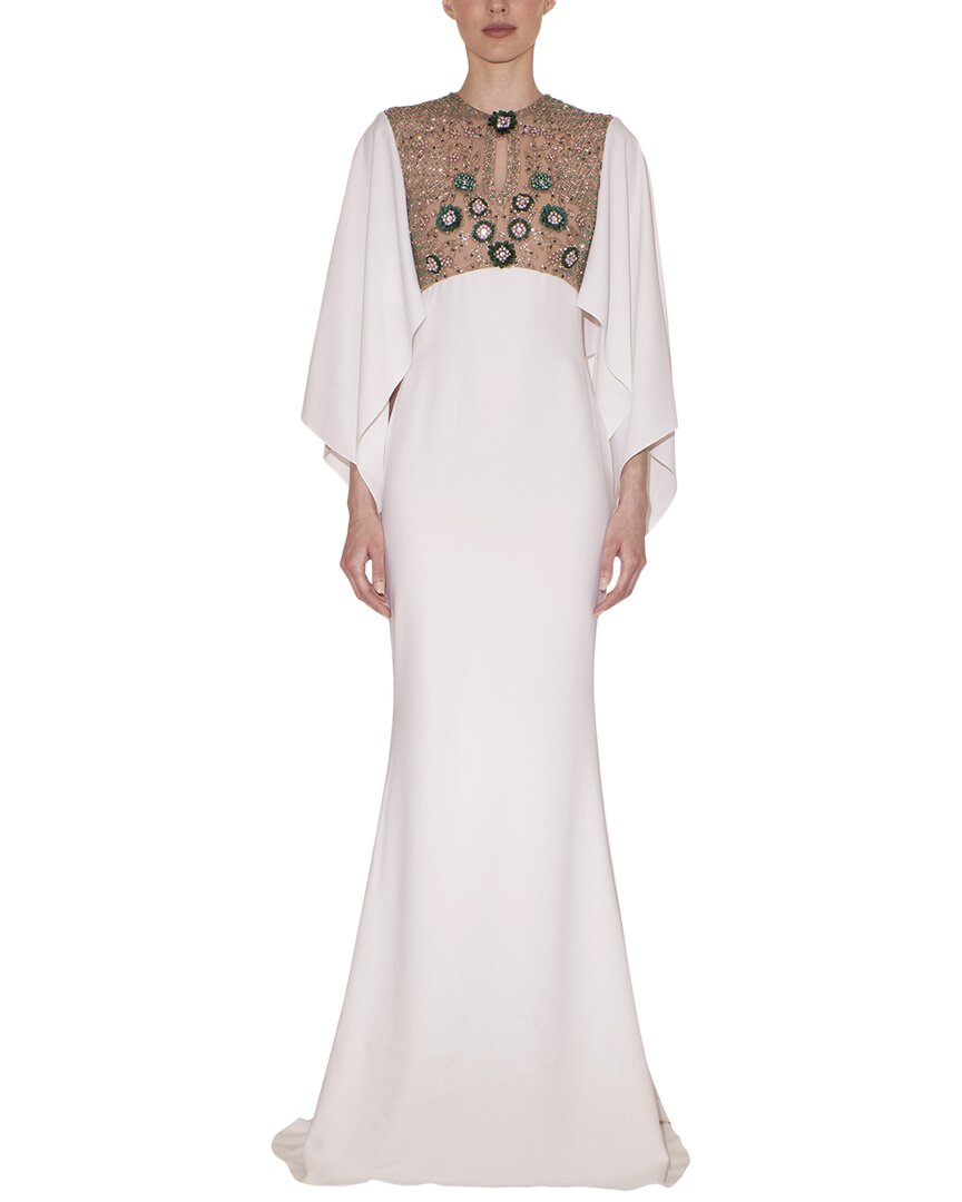 Reem Acra Keyhole Gown