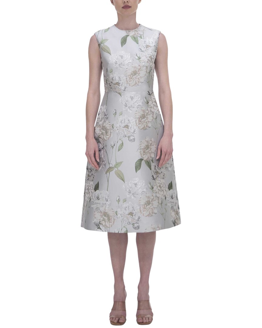 Reem Acra Jacquard Sheath Dress
