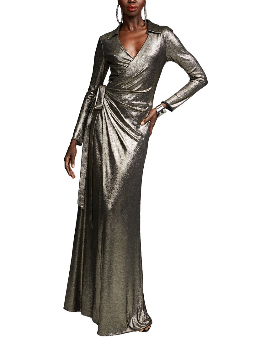 Halston Jira Gown In Gray
