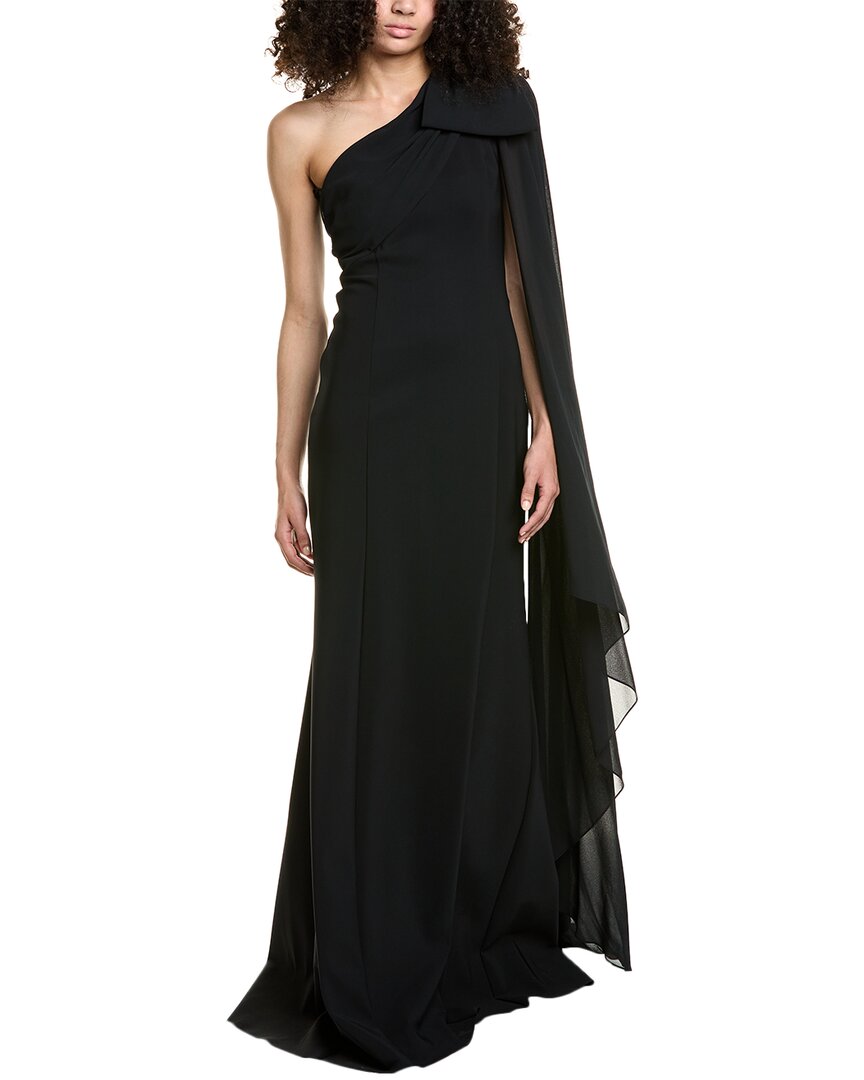 Teri Jon By Rickie Freeman One-shoulder Gown