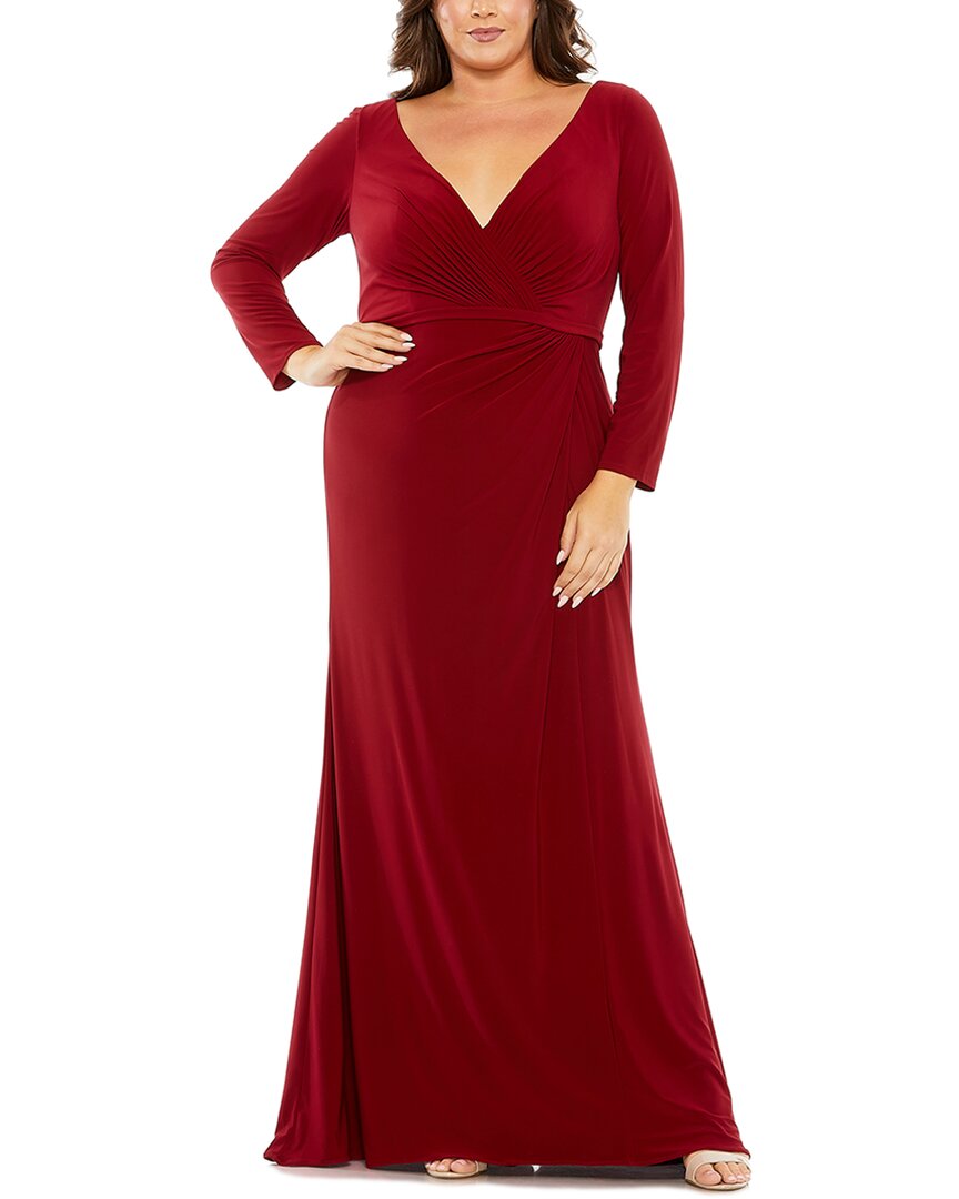 Mac Duggal Faux Wrap Gown