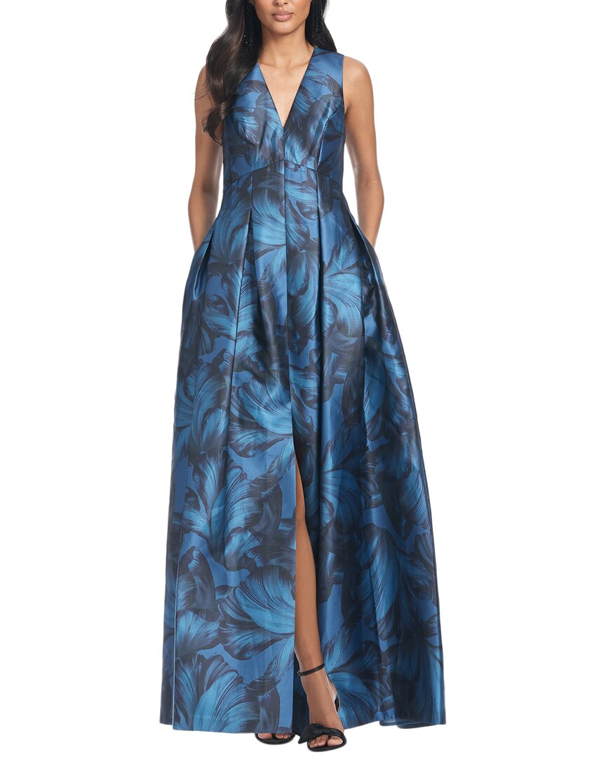 Sachin & Babi Brooke Gown In Blue