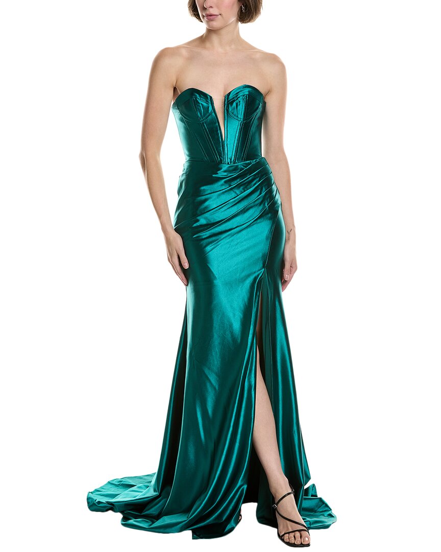 Jovani Emerald Gown In Green