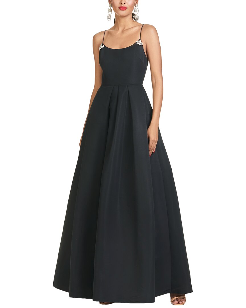 Sachin & Babi Gwen Rhinestone Detail A-line Gown