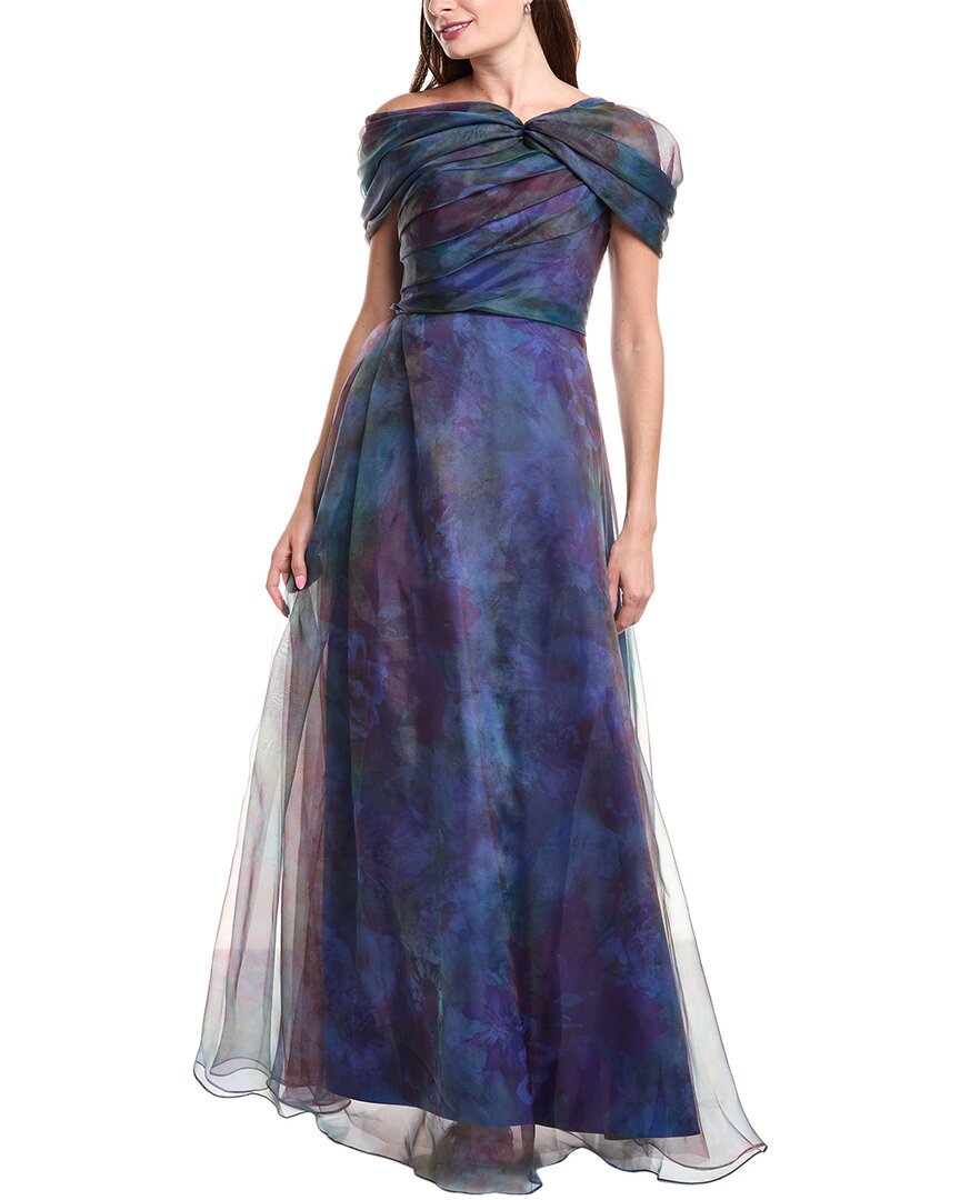 Rene Ruiz Off-the-shoulder Gown