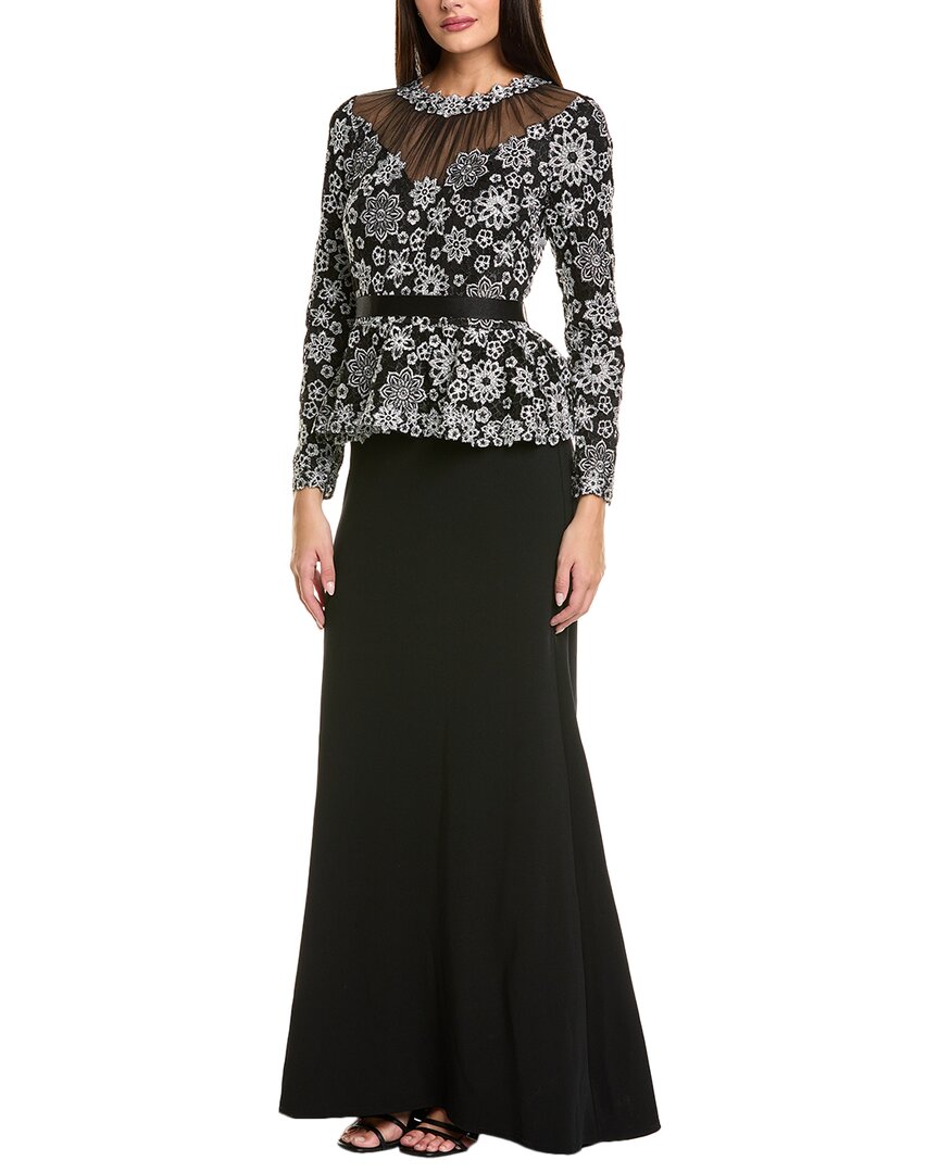 Tadashi Shoji Gown In Black