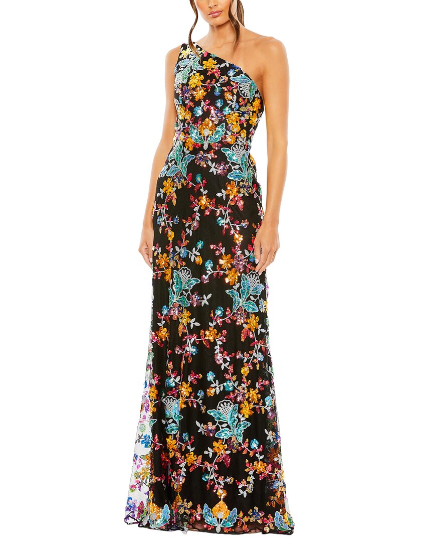 Mac Duggal One-shoulder Gown