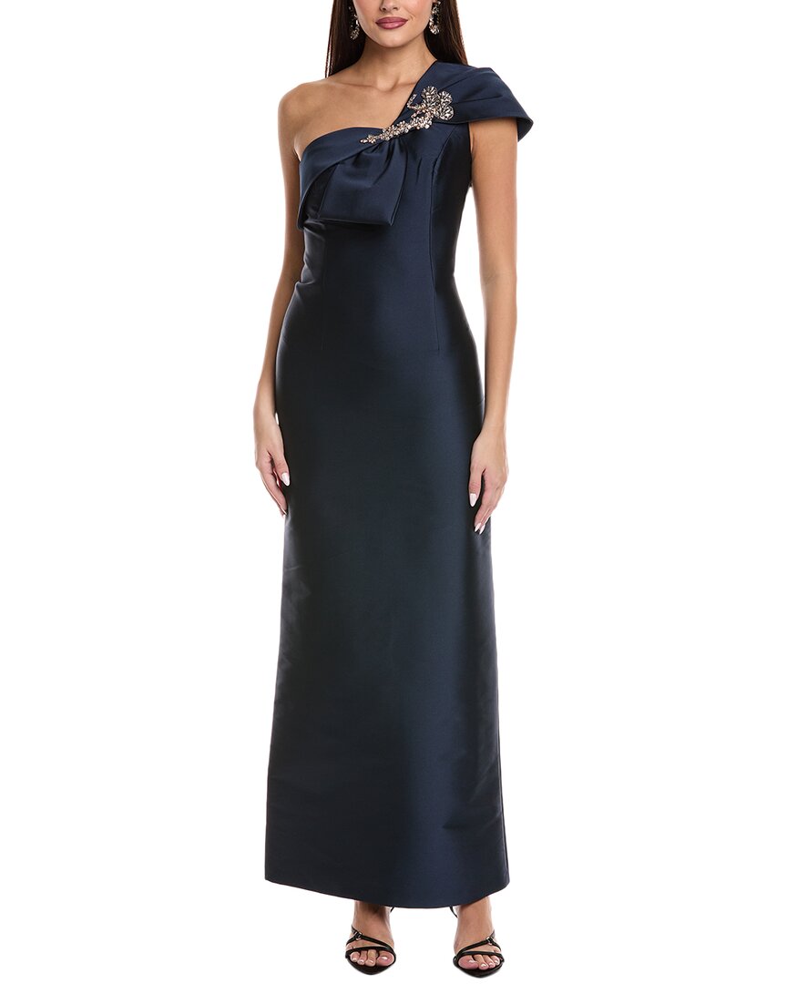 Sachin & Babi Ines Gown In Blue