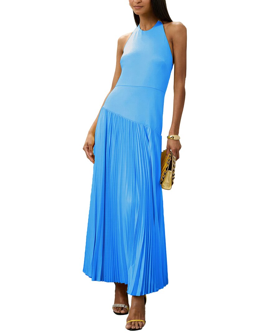 Leon Gori Maxi Dress In Light Blue