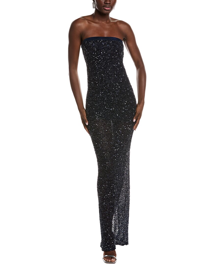 Retroféte Retrofête Villy Sequin Gown In Blue