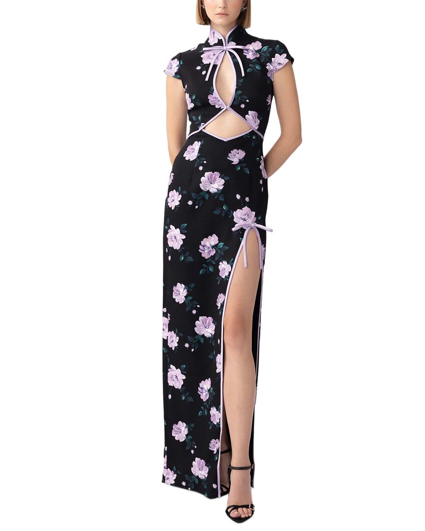 Sau Lee Beatrix Dress In Black