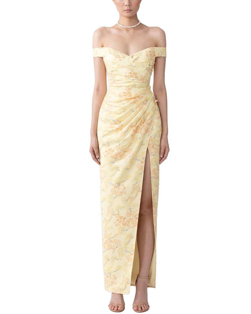 Sau Lee Mikaela Dress Women's Yellow 2 | eBay
