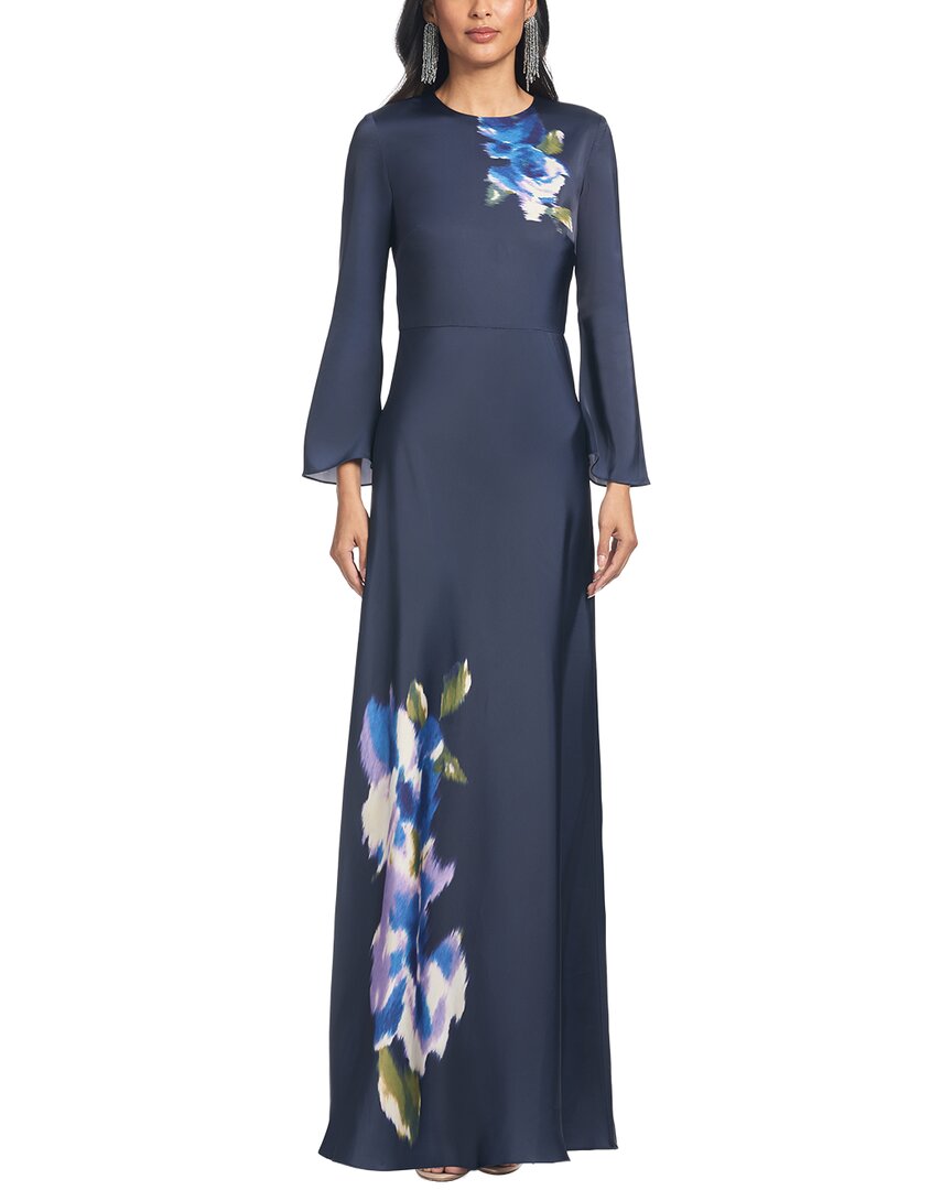 Sachin & Babi Alex Gown In Blue