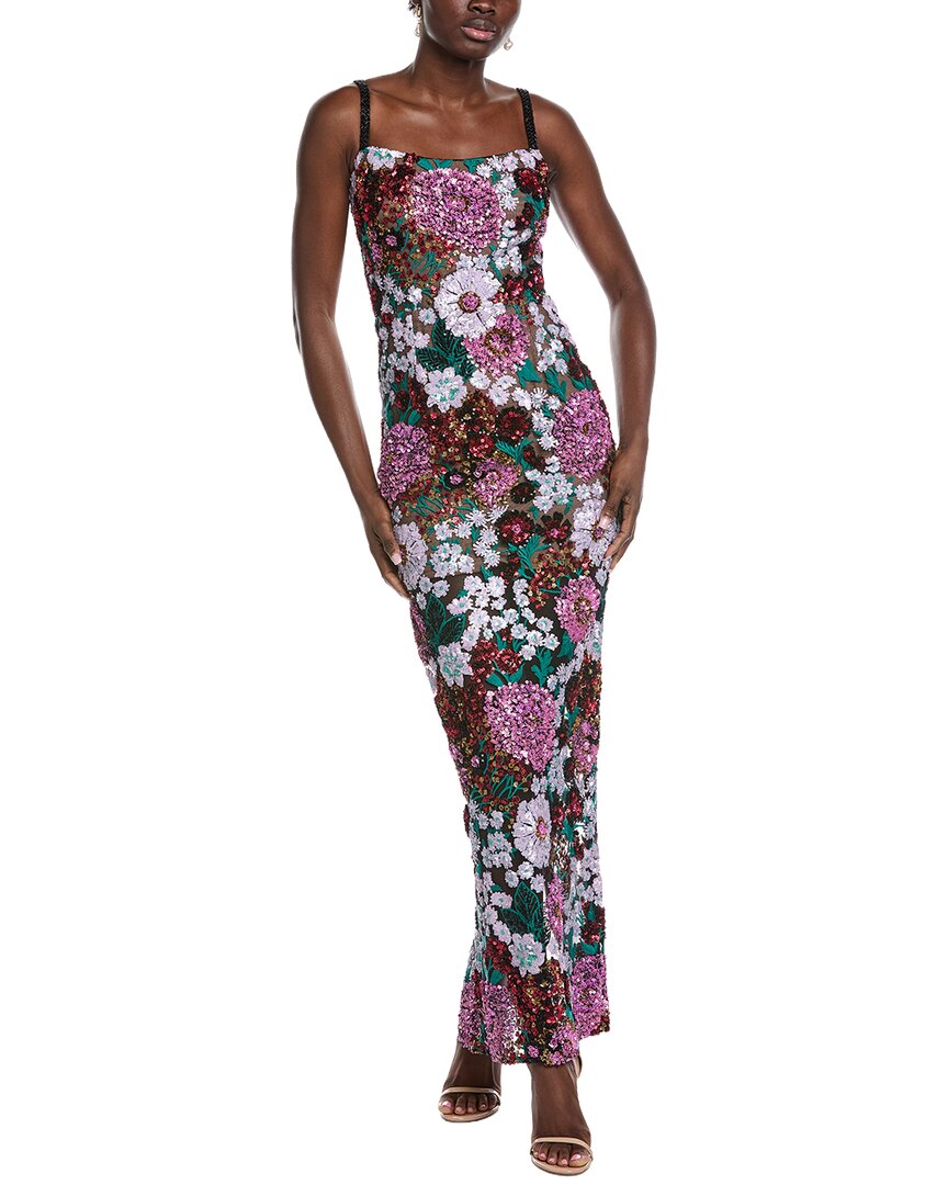 Bronx And Banco Dahlia Maxi Dress In Pink