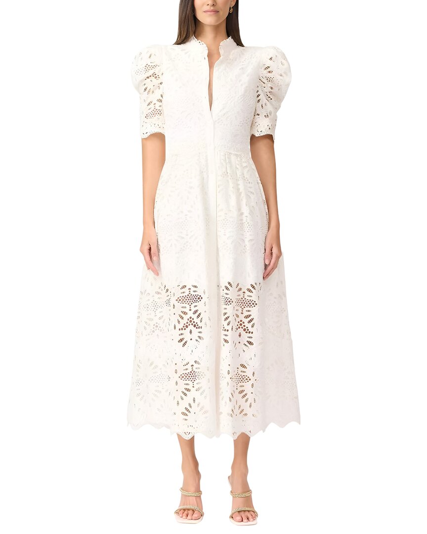 Emma Way Midi Dress In White