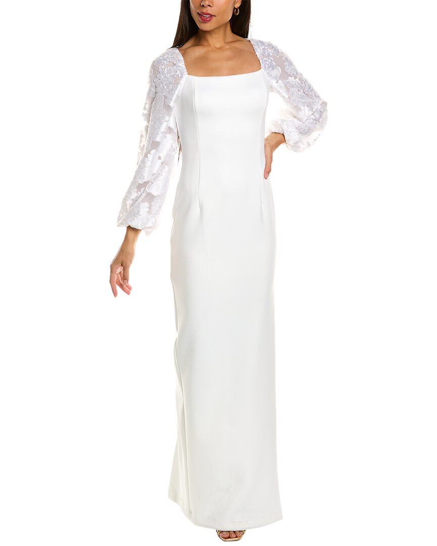 Shop Black Halo Tiana Gown In White