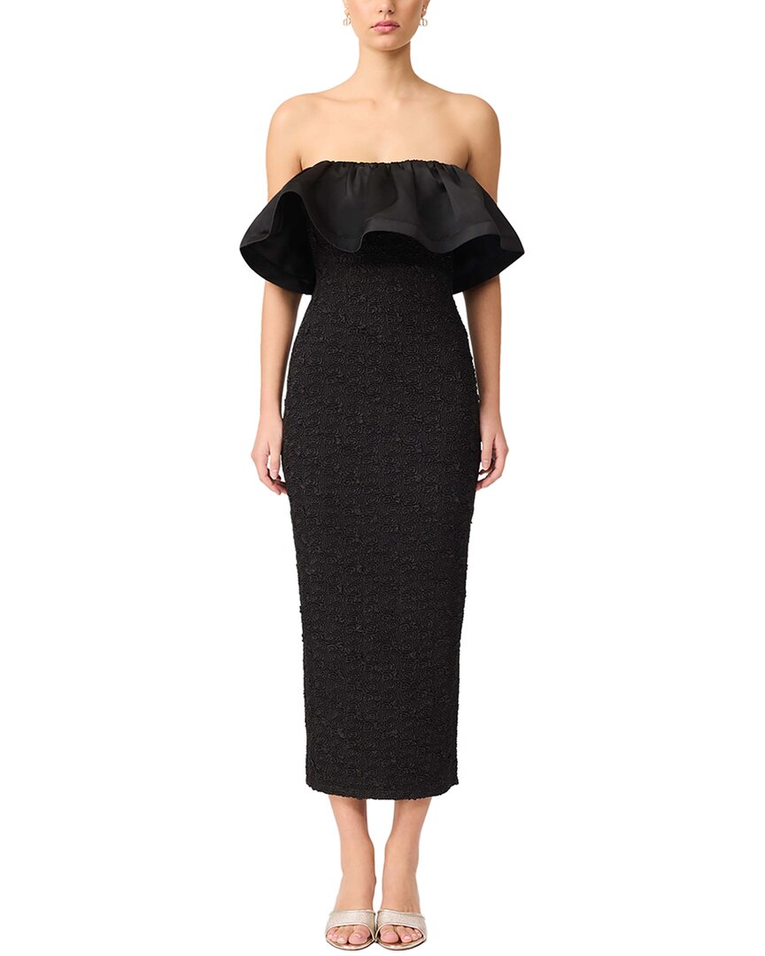 Elliatt Dandelione Midi Dress In Black