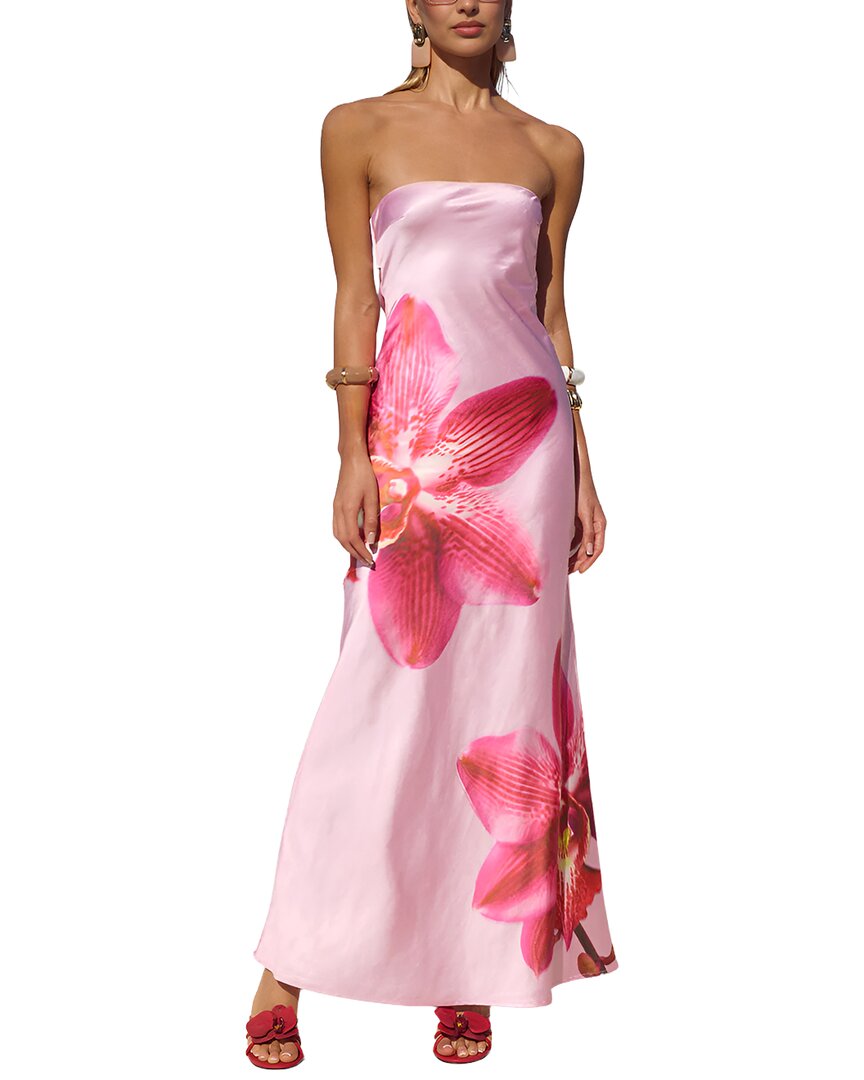 Deli S Printed Maxi Dress In Pink
