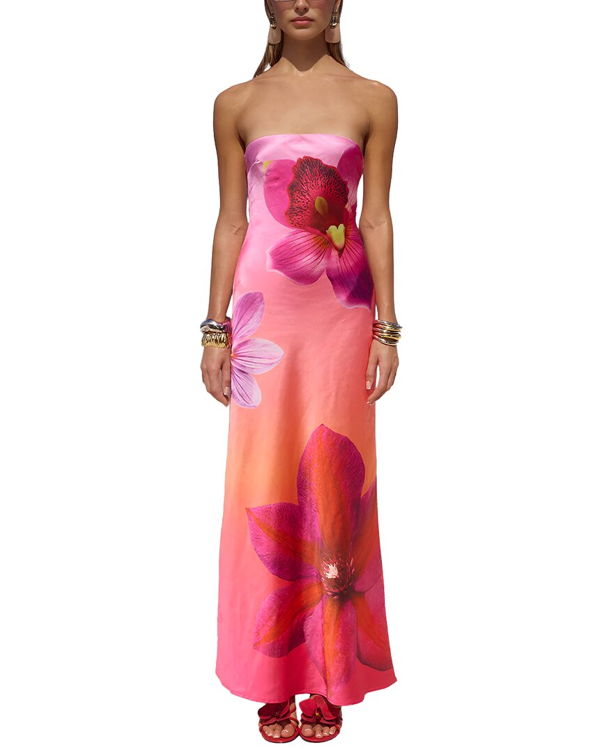 Deli S Printed Maxi Dress In Pink