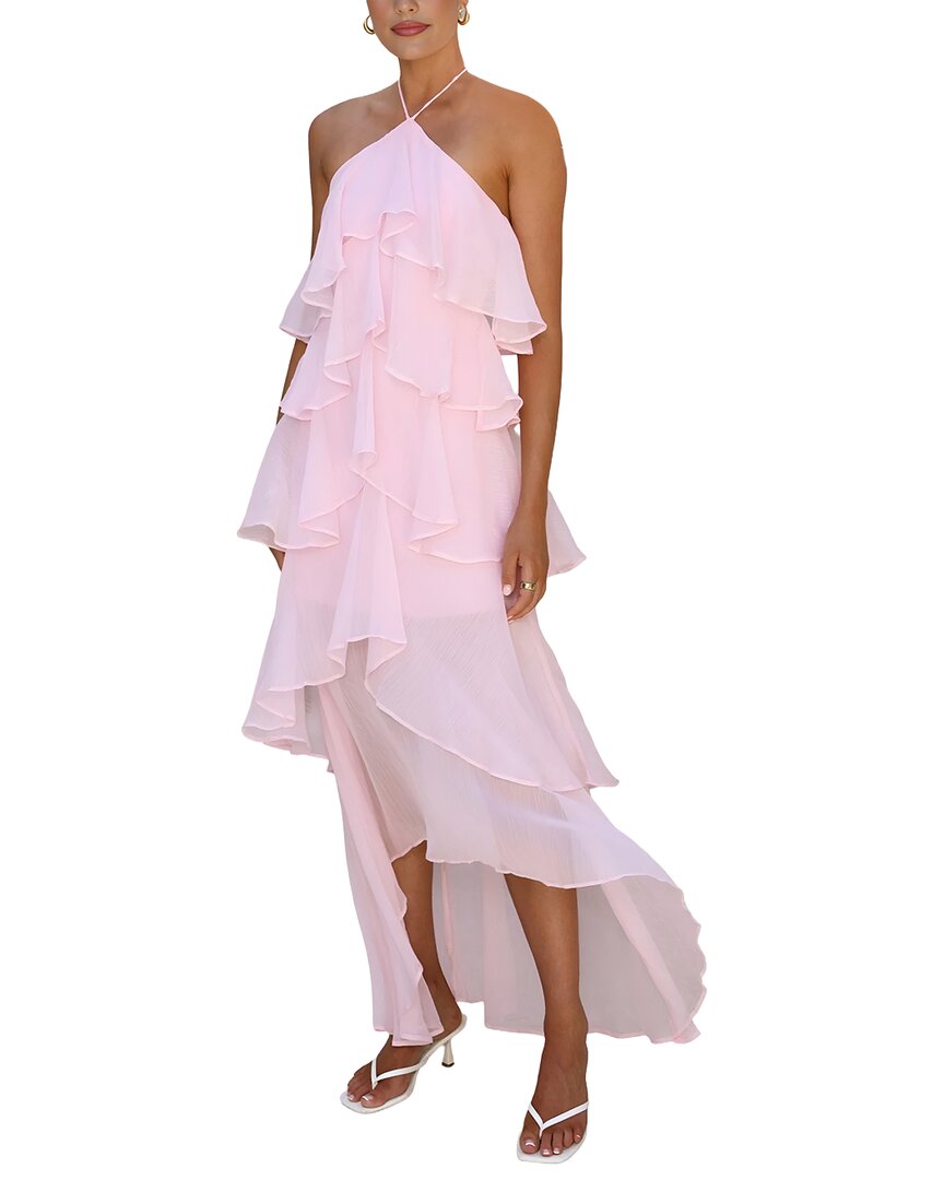 Deli S Midi Dress In Pink