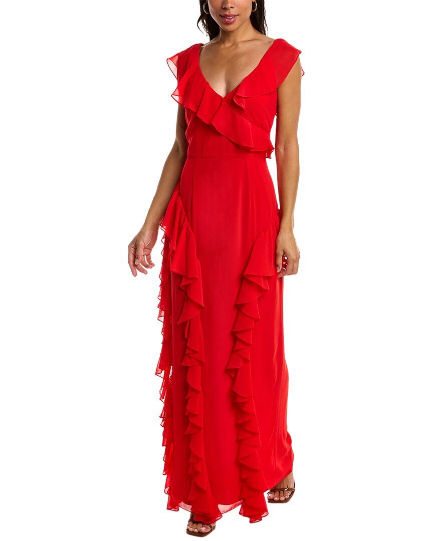 Mikael Aghal Gown In Red