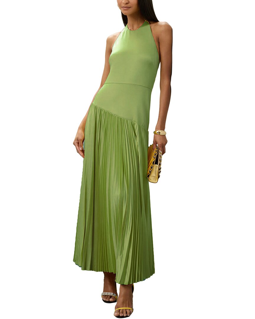 Leon Gori Solid Sleeveless Maxi Dress