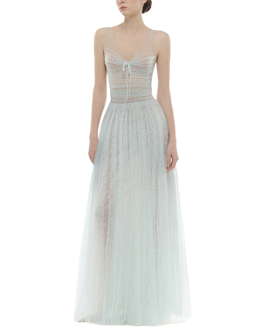 Emma Way Embellished Midi Dress In Blue