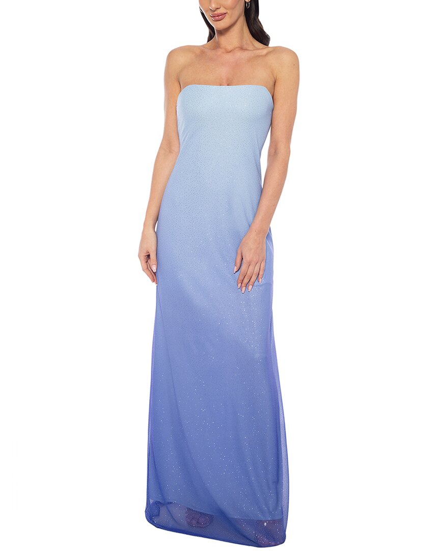 Jump Apparel Embellished Maxi Dress In Blue