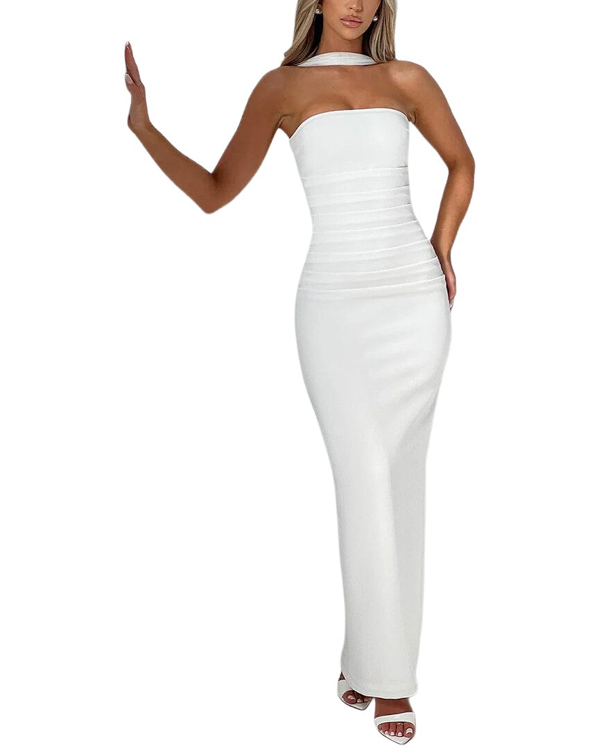 Lebrin Atelier Maxi Dress In White