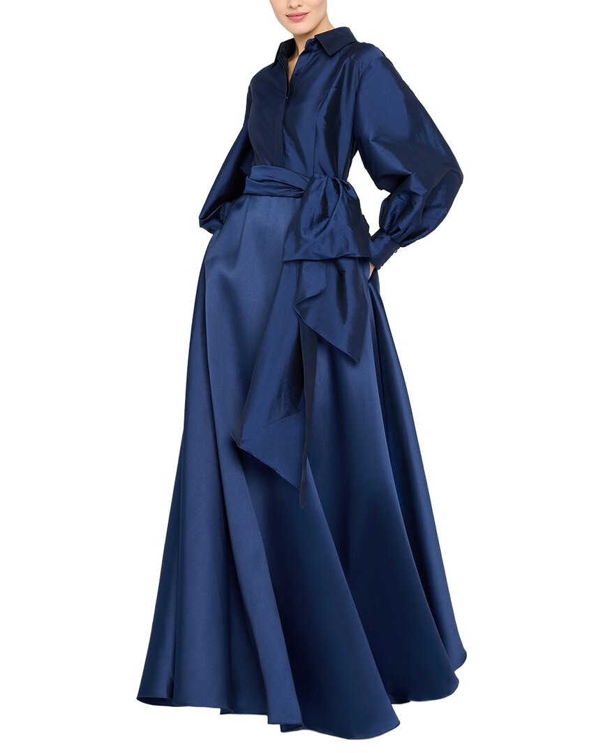 Theia Frieda Gown In Navy