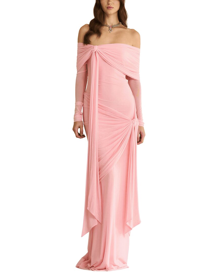 Dilireba Off-the-shoulder Maxi Dress