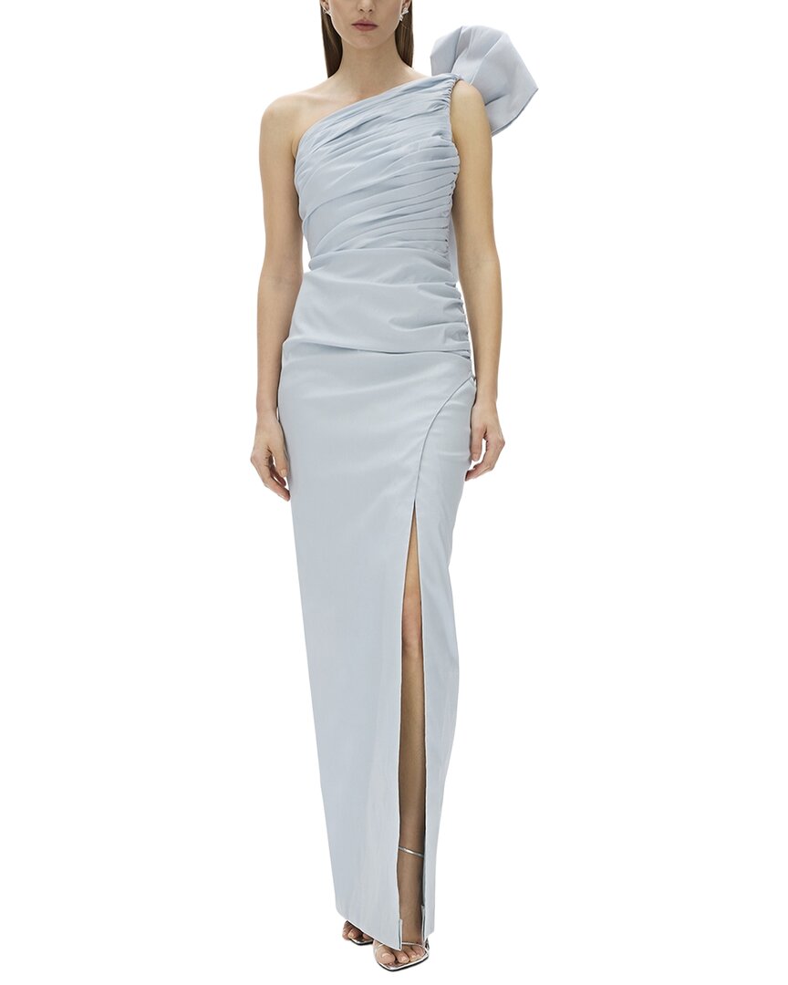 Rachel Gilbert Olive Fitted Gown In Ice